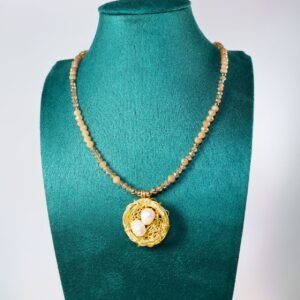 collar nido dos perlas collar nido dos perlas