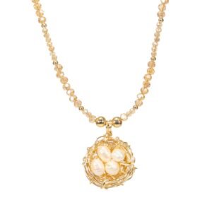 collar nido cuatro perlas collar nido cuatro perlas