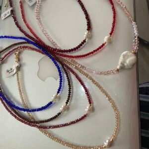 Collar cristales perla mallorca