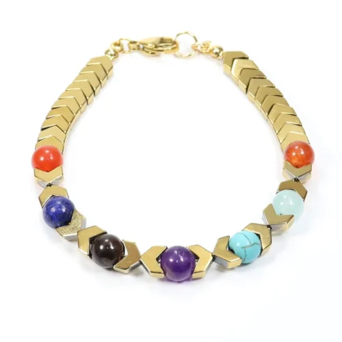 P-24-00010.webp Pulsera 7 Chakras de Hematita y piedras naturales