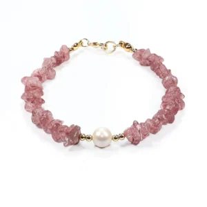 P-24-00022.webp Pulsera con chip de Jade Rosa y Perla Mallorca