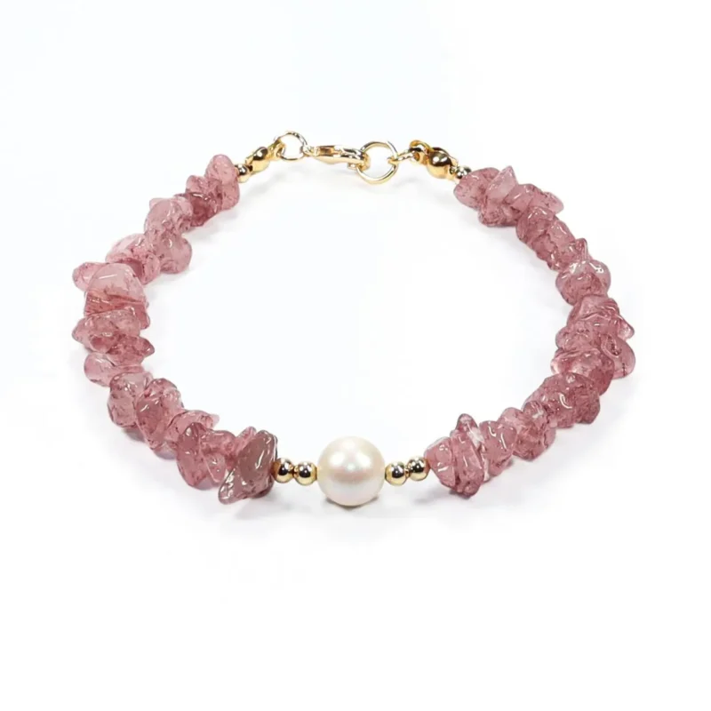 P-24-00022.webp Pulsera con chip de Jade Rosa y Perla Mallorca