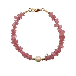 P-24-00022_2.webp Pulsera con chip de Jade Rosa y Perla Mallorca