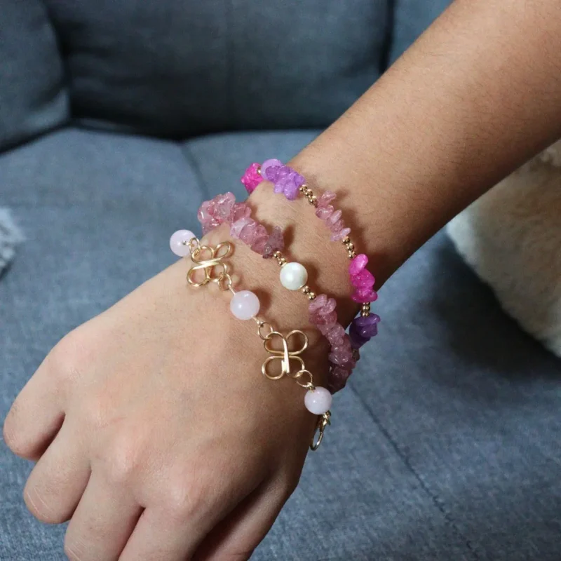 Pulsera con chip de jade