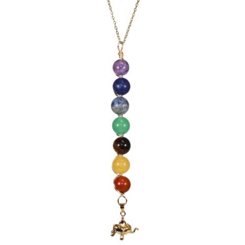 collar 7 chakras espiral