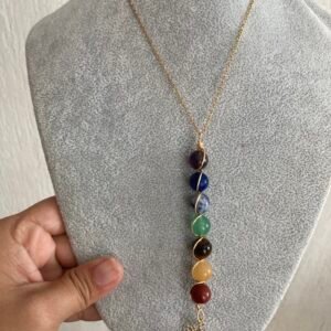 collar 7 chakras espiral