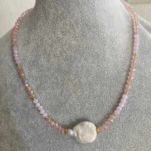 collar choker de perla madre collar choker de perla madre