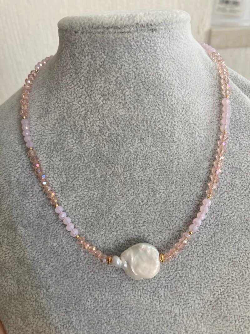 collar choker de perla madre collar choker de perla madre