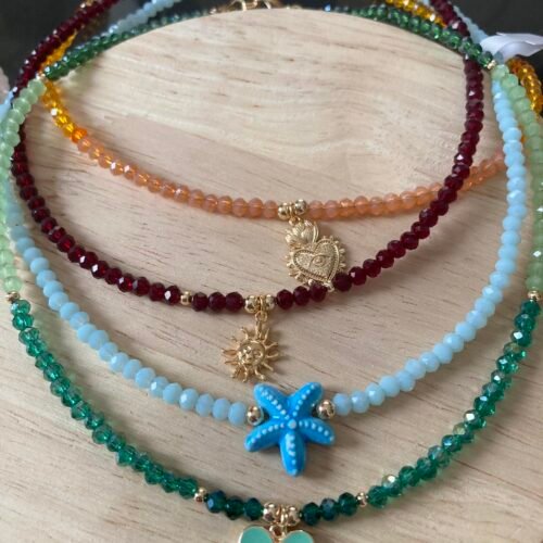 Collar de cristales multicolor Collar de cristales multicolor