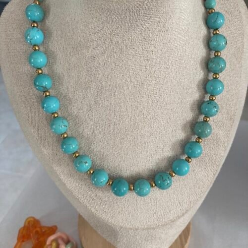 collar turquesa