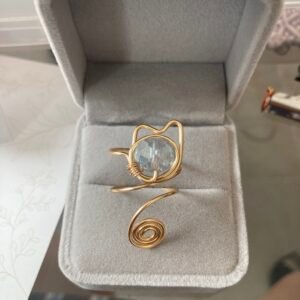 Anillo de alambrismo gato