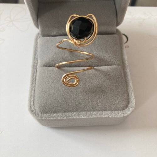 Anillo de alambrismo gato