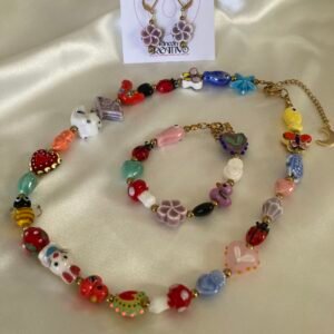 Conjunto corazón Murano Conjunto corazón Murano