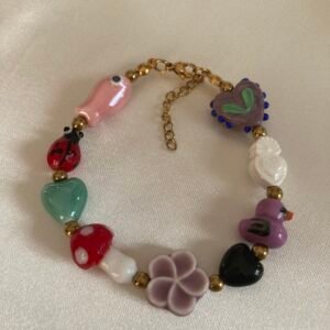 Pulsera corazón Murano Pulsera corazón Murano