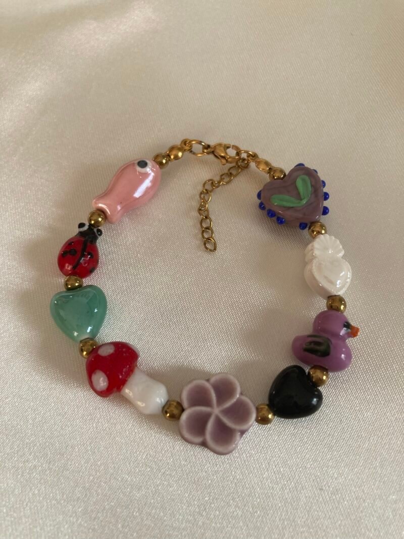 Pulsera corazón Murano Pulsera corazón Murano